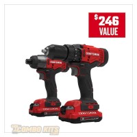 Craftsman combo v20  Atornillador / Impacto 2 baterias
