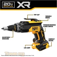Dewalt Pistola Yeso 20v MAX XR Brushless bare